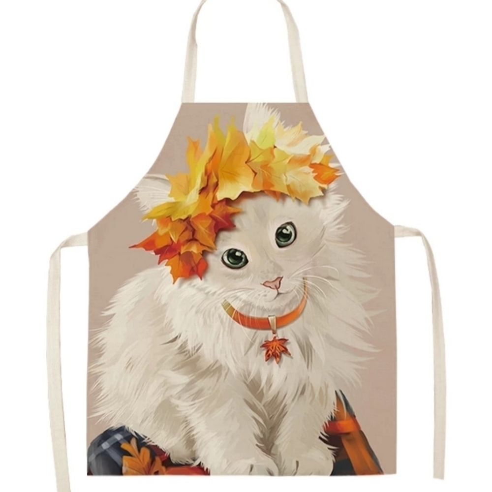 NEW kitchen aprons cat designs .perfect gift for cat lovers ,friends and family.